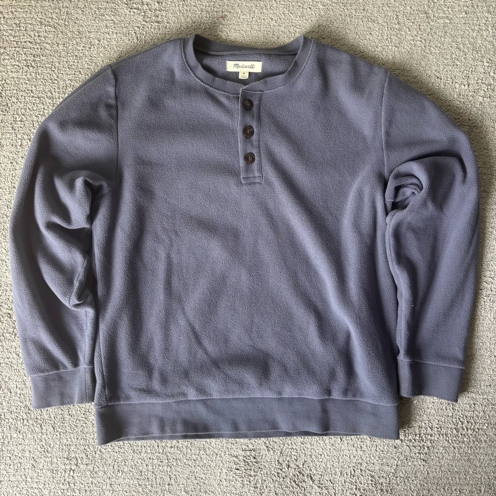 Madewell Fleece Henley